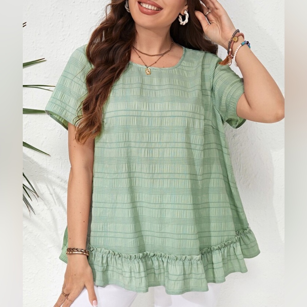 SHEIN Sage Green Blouse